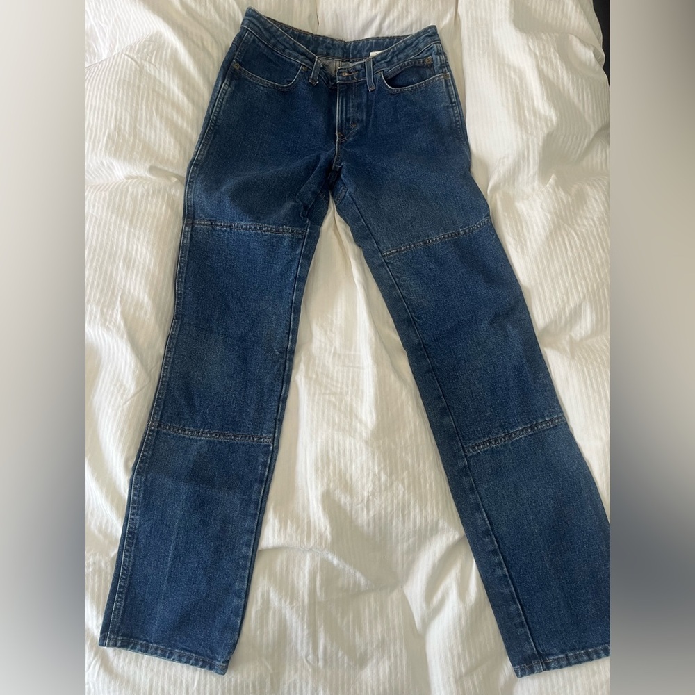 Kevlar motorcycle Indigo Women's Straight Leg Jeans